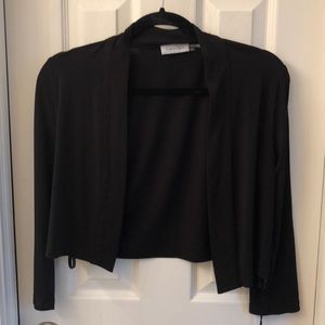 Black cropped Calvin Klein blazer